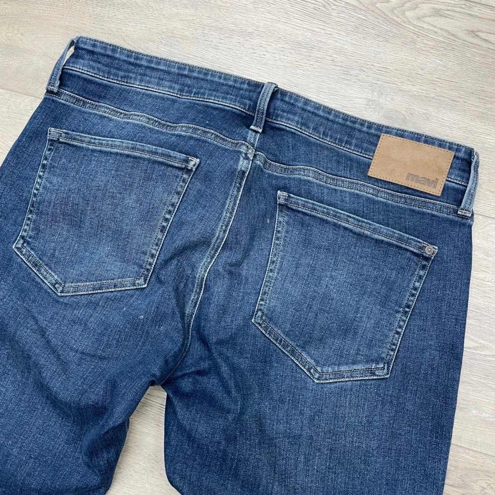Mavi Jake Slim Leg Jeans Mens 34/30 Blue Denim Stretch Casual Pant